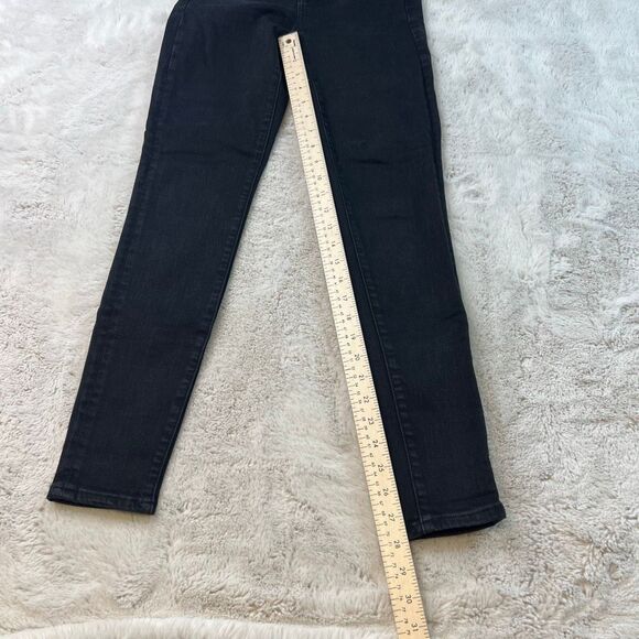 American Eagle Jegging Jeans Womens Size 2 Black Next Level Stretch Highest Rise - Picture 9 of 10